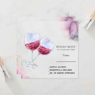 Invitation Mariage de cave à vin