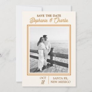 Invitation Mariage de classement avec photo Enregistrer la da