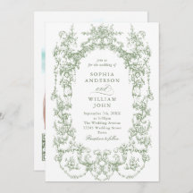 Mariage de code QR écologique de l'Orné victorien 