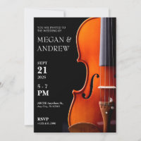 Mariage de concert de musique classique violon