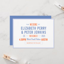 Mariage de couleur rétro élégant