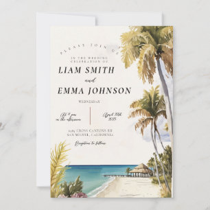 Invitation Mariage de destination à Key West dans les Keys de