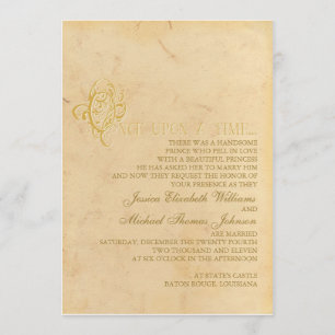 Invitation Mariage de Fairytale