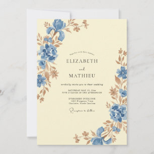 Invitation Mariage de Fleur Sauvage de Bleuet