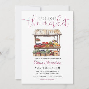 Invitation Mariage de Fresh Off The Market : Code QR pour la 