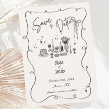 Mariage de griffes à la main tiré