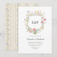 Mariage de jardin de fleurs sauvages Cottagecore