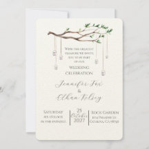 Mariage de jardin doux