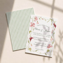 Mariage de jardin féerique avec ruban floral rose