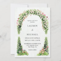 Mariage de jardin Floral Monet blanc personnalisé