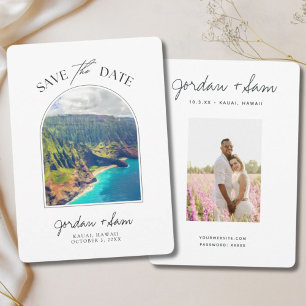 Invitation Mariage de Kauai Enregistrer la date