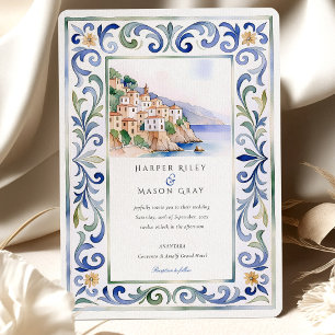 Invitation Mariage de la côte d'Amalfi