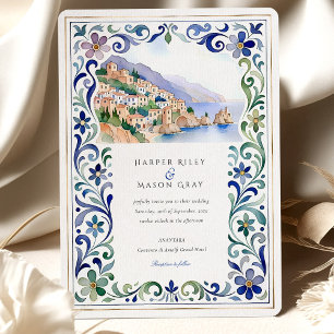 Invitation Mariage de la côte d'Amalfi