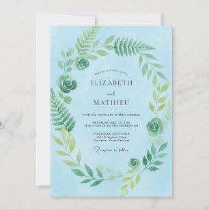 Invitation Mariage de la Fougère Sage du Ciel
