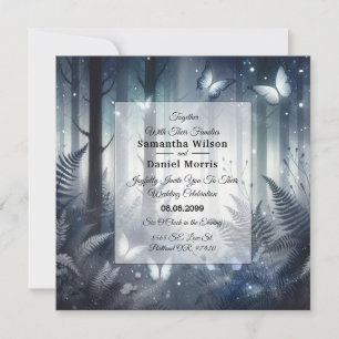 Invitation Mariage de la magie de minuit et des ailes lunes