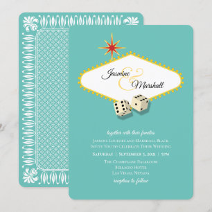 Invitation Mariage de la Marque Las Vegas à Aqua 2