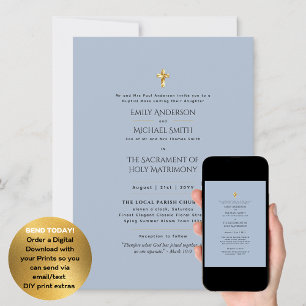 Invitation Mariage de la messe nuptiale