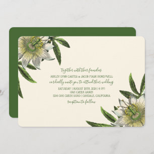 Invitation Mariage de la passion blanche