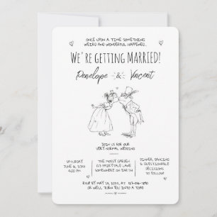 Invitation Mariage de la Princesse et la Grenouille
