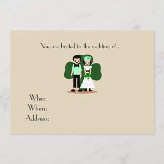 Invitation Mariage de la Saint-Patrick