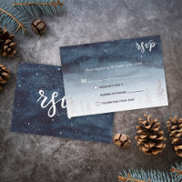Mariage de la scène d'hiver de la Marine Blue Snow
