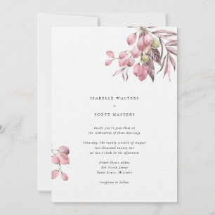 Invitation Mariage de la vigne d'aquarelle