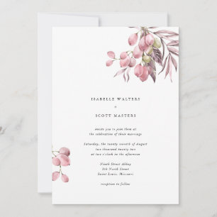 Invitation Mariage de la vigne d'aquarelle