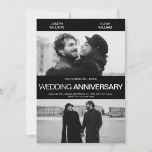 Invitation Mariage de l'affiche photogénique