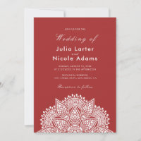 Mariage de Luxe Métallisé Pailleté Géométrique