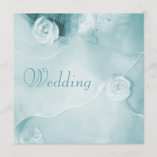 Invitation Mariage de Mariage Turquoise classique