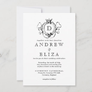 Invitation Mariage de monographie de la crête royale