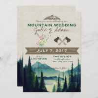 Mariage de montagne/Invitation de fête