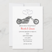 Mariage de motards aux coeurs d'argent et motos