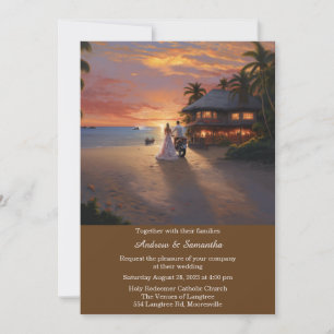 Invitation Mariage de moto personnalisé