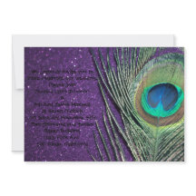 Mariage de Peacock violet