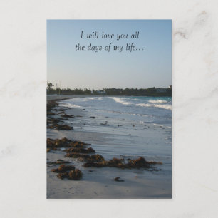 Invitation Mariage de plage au coucher du soleil