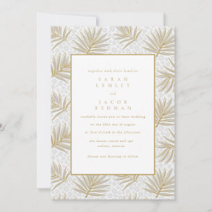 Invitation Mariage de plage de photos tropicales