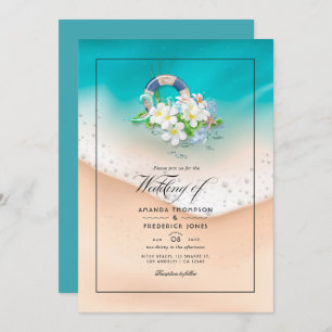 Invitation Mariage de plage d'été