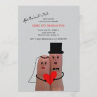 Mariage de poste Couple Cute Brunch