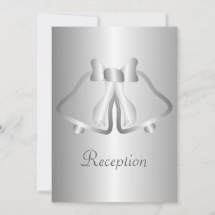Invitation Mariage de réception du soir Silver Bells