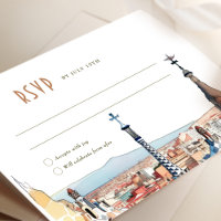 Mariage de réponse RSVP de Barcelone Insérer une d