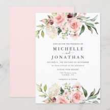 Mariage de roses romantiques