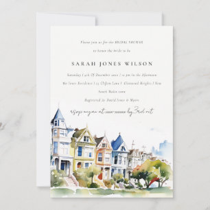 Invitation Mariage de San Francisco Painted Ladies