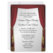 Mariage de thème de cinéma écran Silver