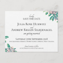 Mariage de White Sulphur Springs, Enregistrez la D