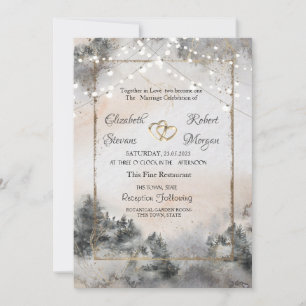 Invitation Mariage des feux de forêt