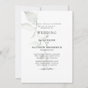 Invitation Mariage des parents mariées au Folid moderne