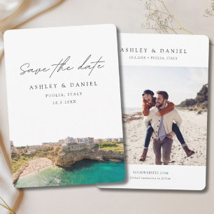 Invitation Mariage des Pouilles Italie Enregistrer la date