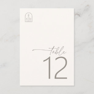 Invitation Mariage Desert Vibes Table Ivoire ID1019