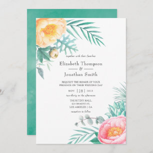 Invitation Mariage d'été de la Monnaie Tropicale